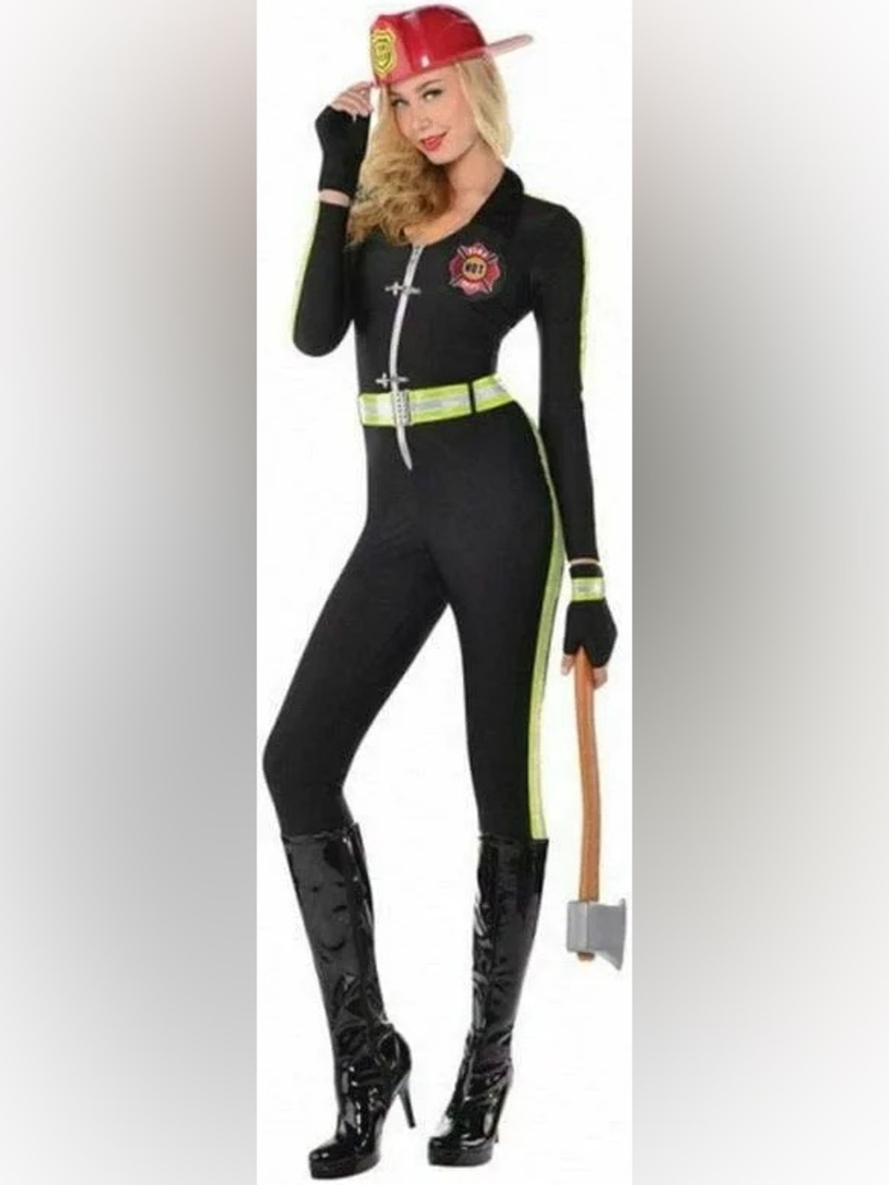 Adult Fired Up Firefighter Costume